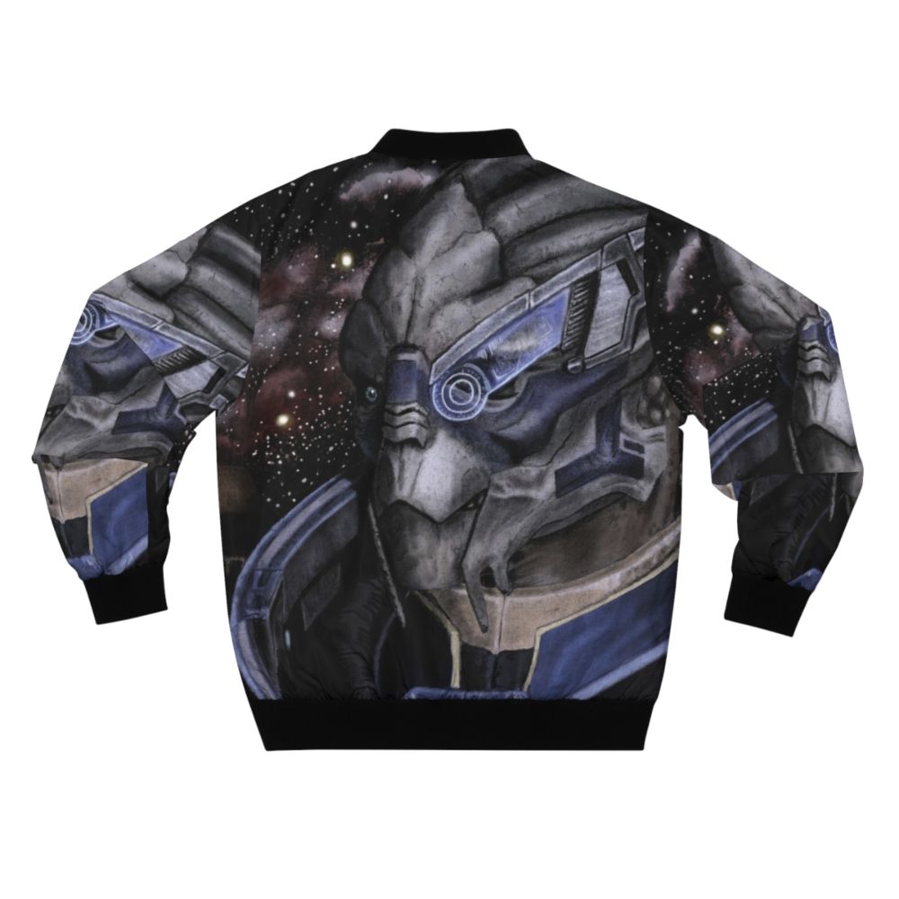 Mass Effect Thane Krios and Garrus Vakarian Bomber Jacket - Back