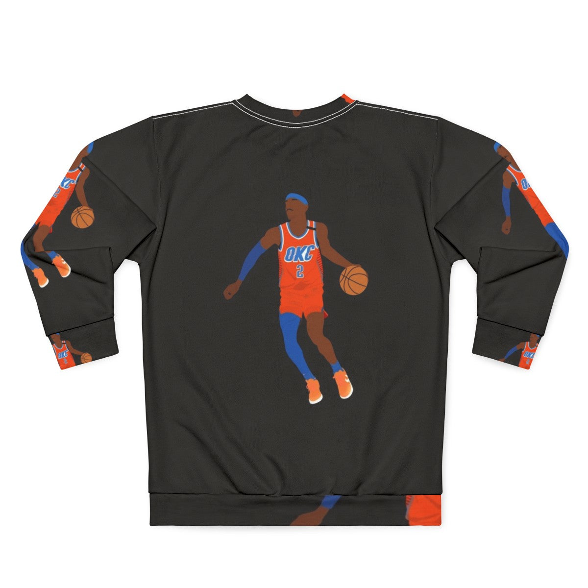 Shai Gilgeous-Alexander Basketball Player Sweatshirt - Back