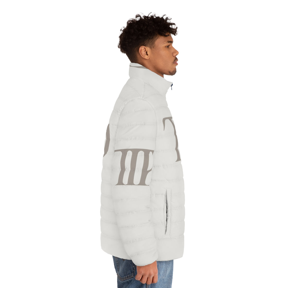 The Tortured Poets Department Puffer Jacket, a stylish tribute to Taylor Swift's Eras Tour - men side right