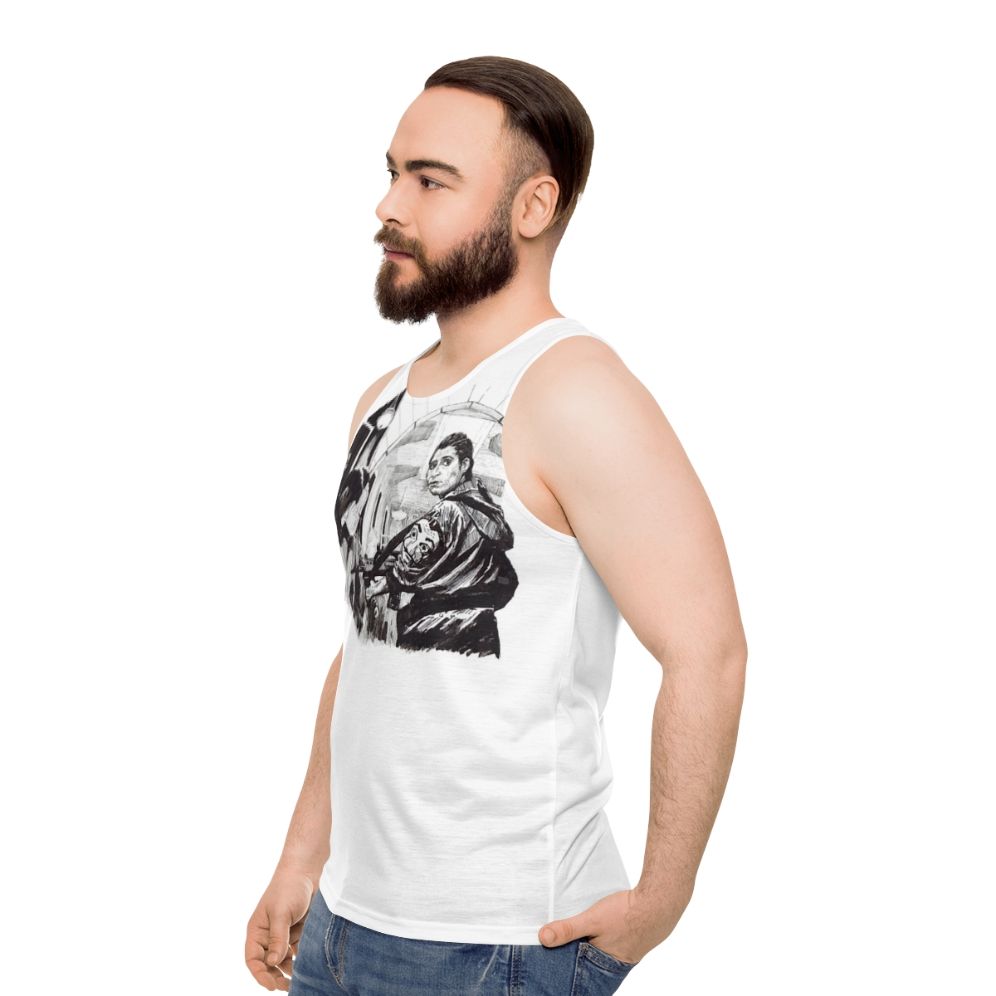 Money Heist Unisex Tank Top - men side