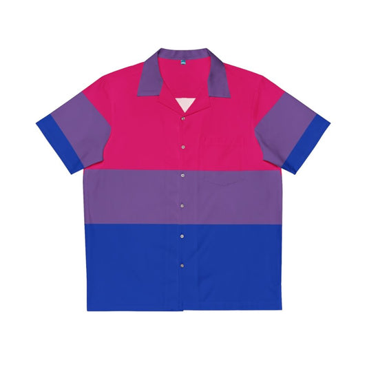 Bisexual pride flag Hawaiian shirt