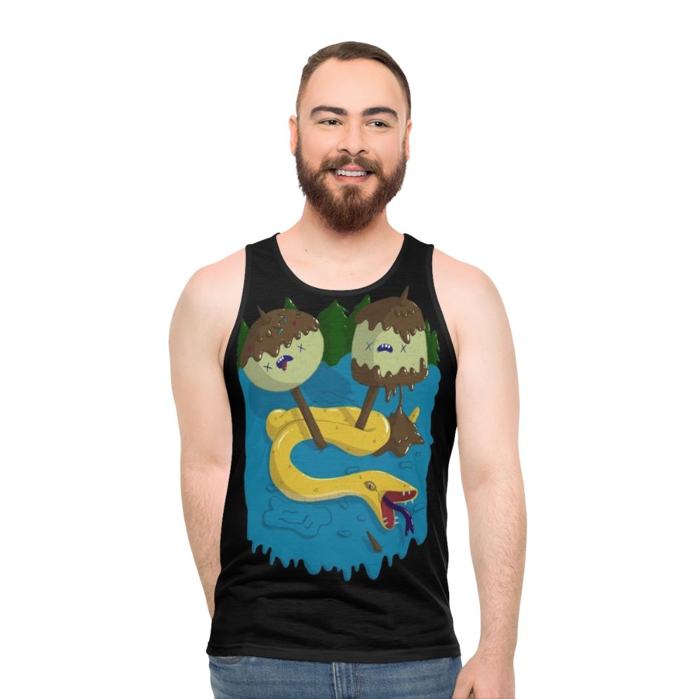 Adventure Time Princess Bubblegum Rocket Unisex Tank Top - men