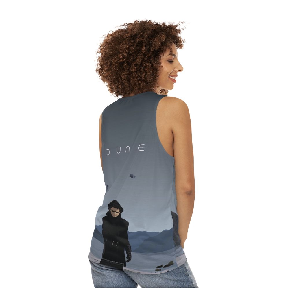 Paul Atreides Dune Movie Unisex Tank Top - women back