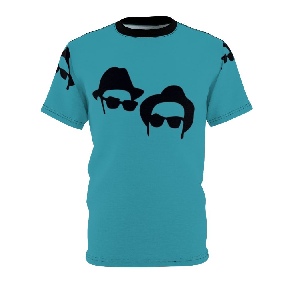 Legendary Blues Brothers Inspired AOP T-shirt featuring Jake and Elwood