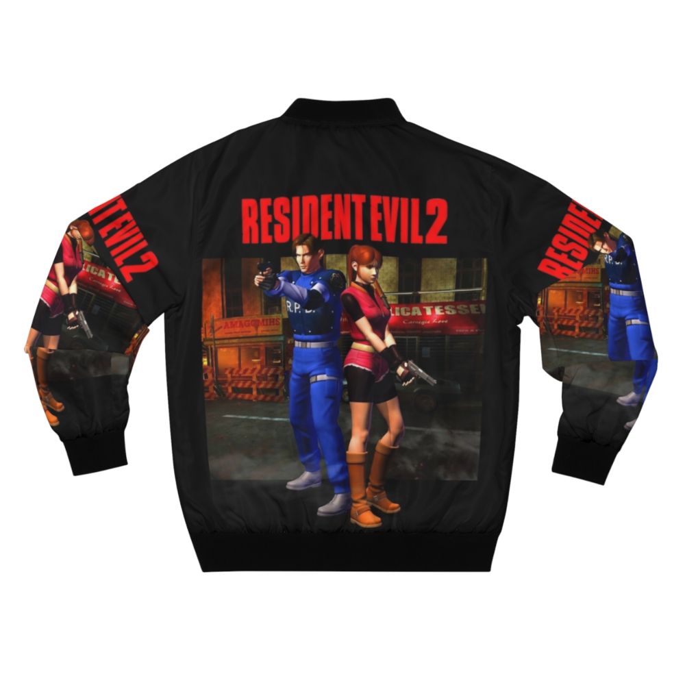 Resident Evil 2 1998 Bomber Jacket - Survival Horror Video Game Merchandise - Back