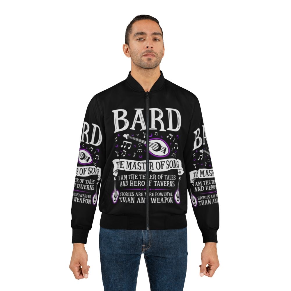 Bard Bomber Jacket - Dungeons & Dragons Inspired Design - Lifestyle