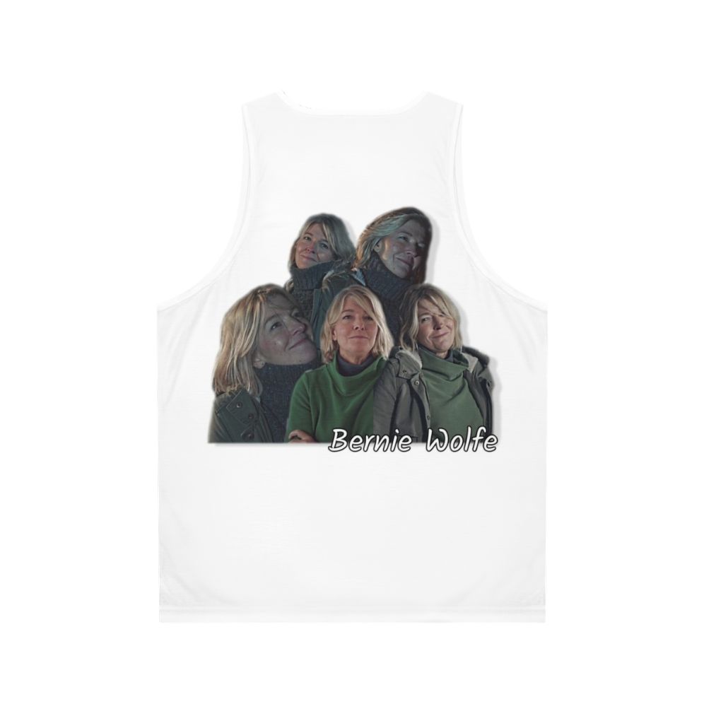 Bernie Wolfe Unisex Tank Top for Holby City Fans - Back