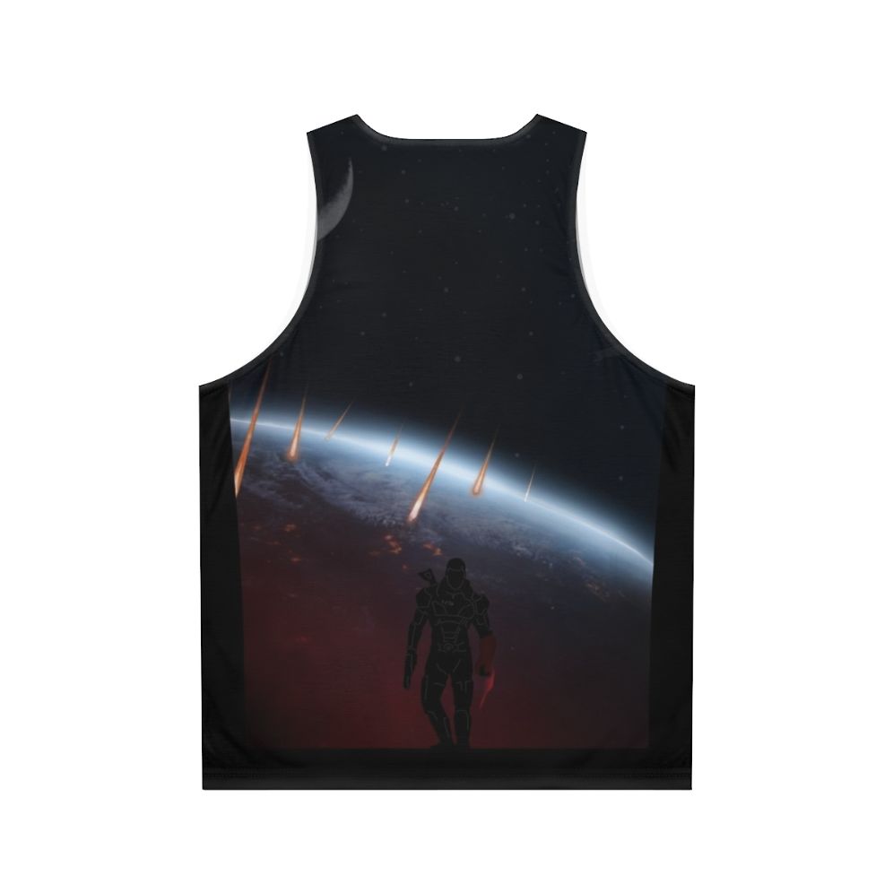 Mass Effect Unisex Tank Top featuring Warriors Landscapes Design - Back