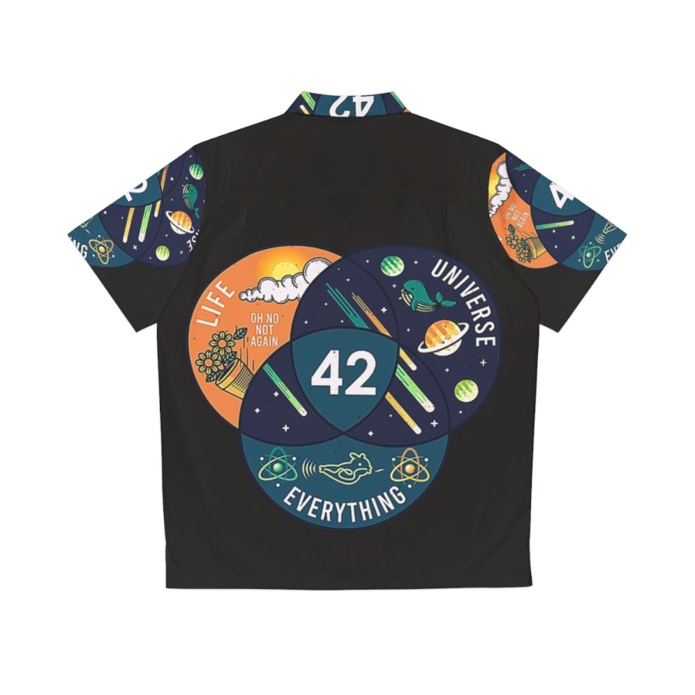 42 Answer to Life Universe and Everything Hawaiian Shirt - Back