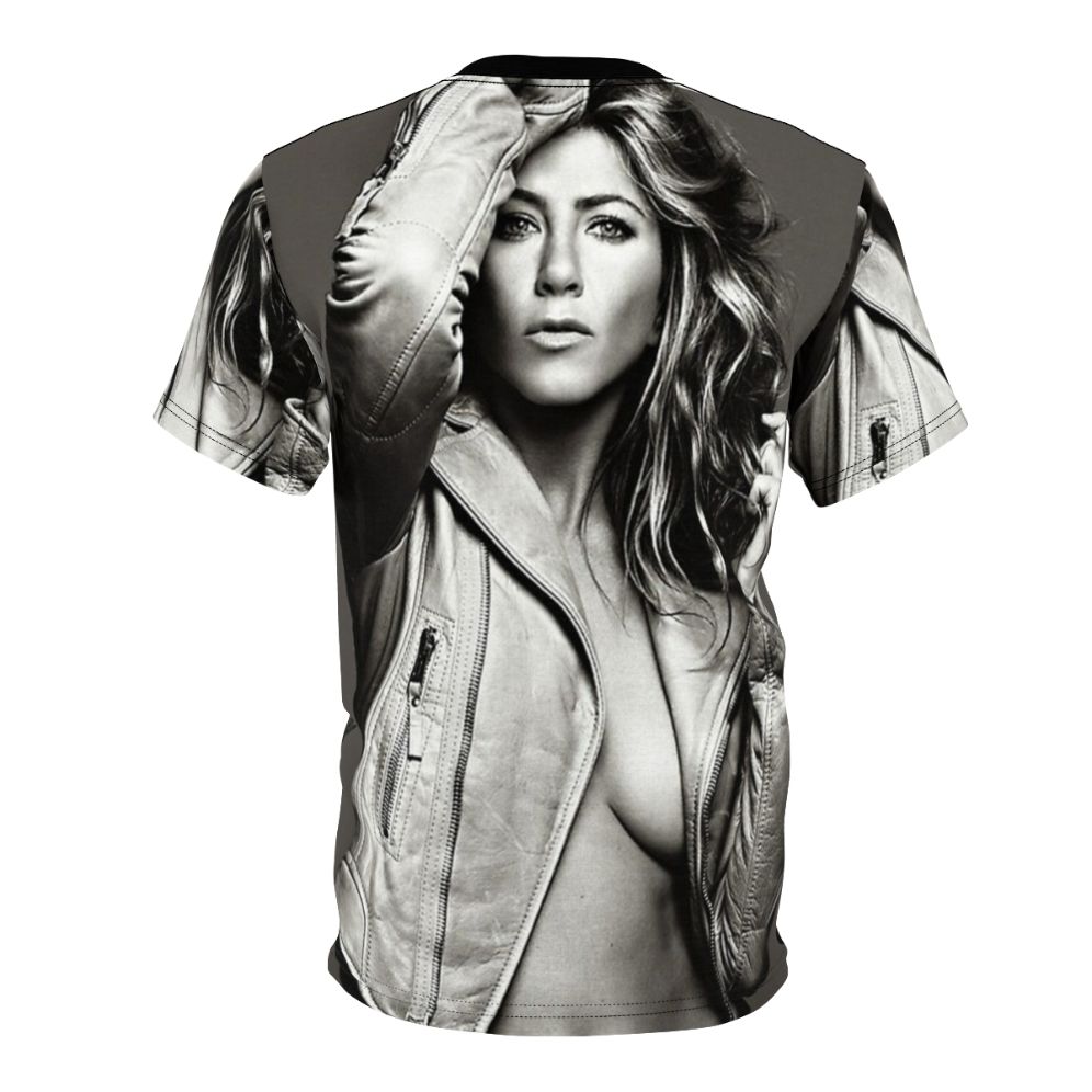 Vintage-style graphic t-shirt featuring Jennifer Aniston as Rachel Green from the popular 90s TV show Friends - Back