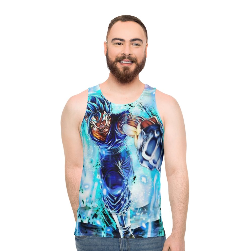 Vegito Blue Dragon Ball Super Anime Tank Top - men