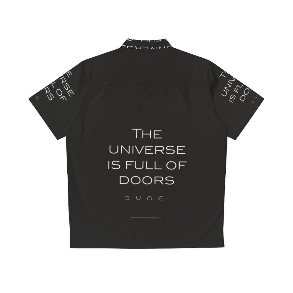 Dune-inspired "The Universe Is Full of Doors" Hawaiian shirt - Back