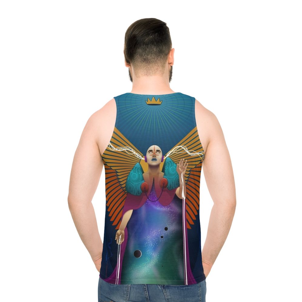 Tarot Major Arcana Temperance Unisex Tank Top - men back