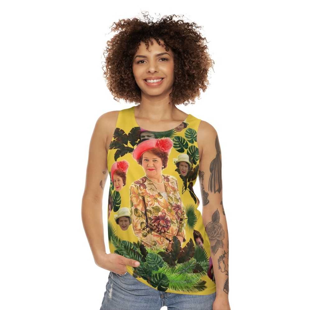 Hyacinth Bucket Bloomin' Unisex Tank Top - women