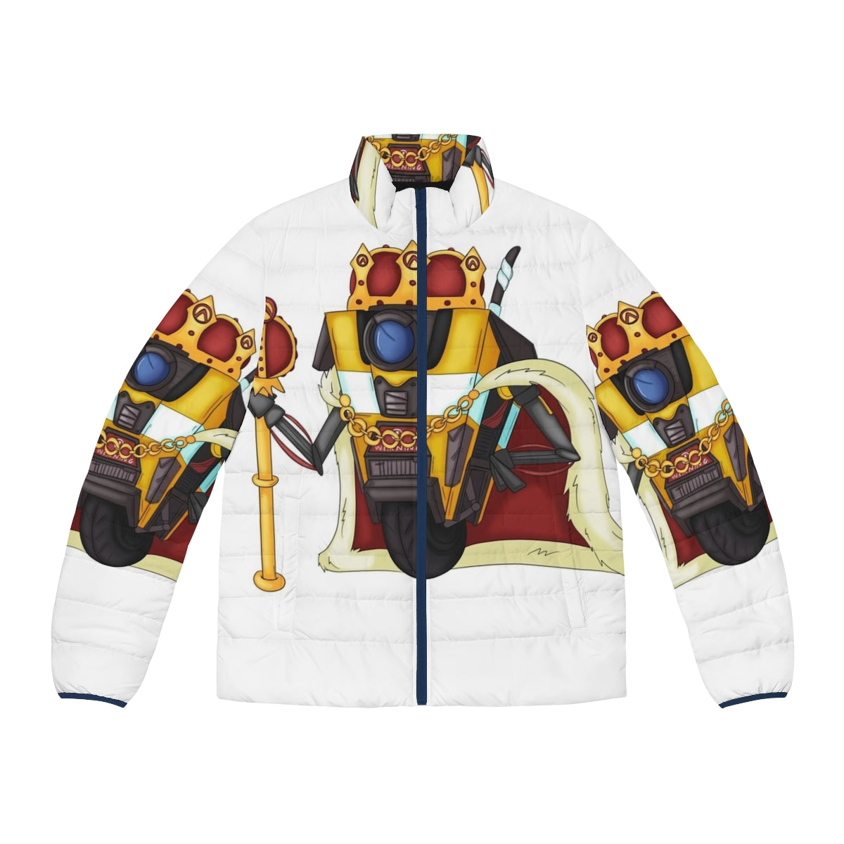 Borderlands Claptrap Puffer Jacket - Officially Licensed Borderlands Merchandise