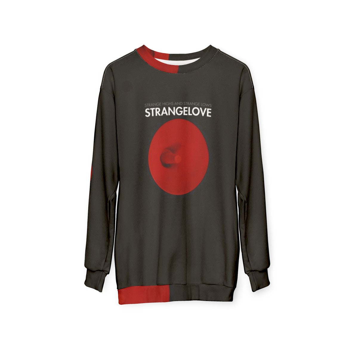 Strange Love Synth-Pop Sweatshirt - hanging