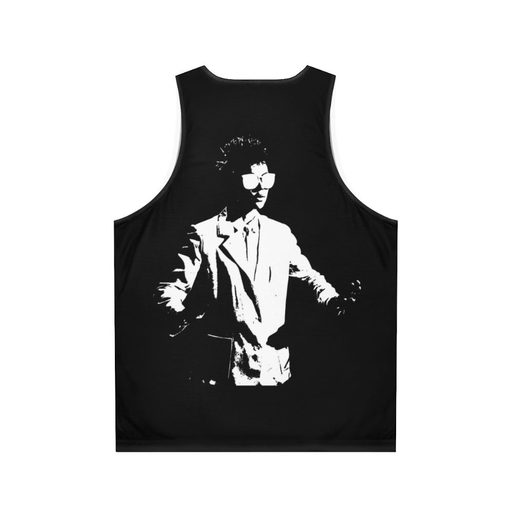 Big Science Unisex Tank Top featuring experimental music album art - Back