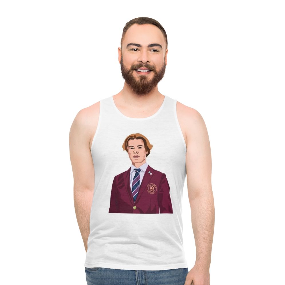 Wilhelm unisex tank top from the Netflix series 'Young Royals' - men