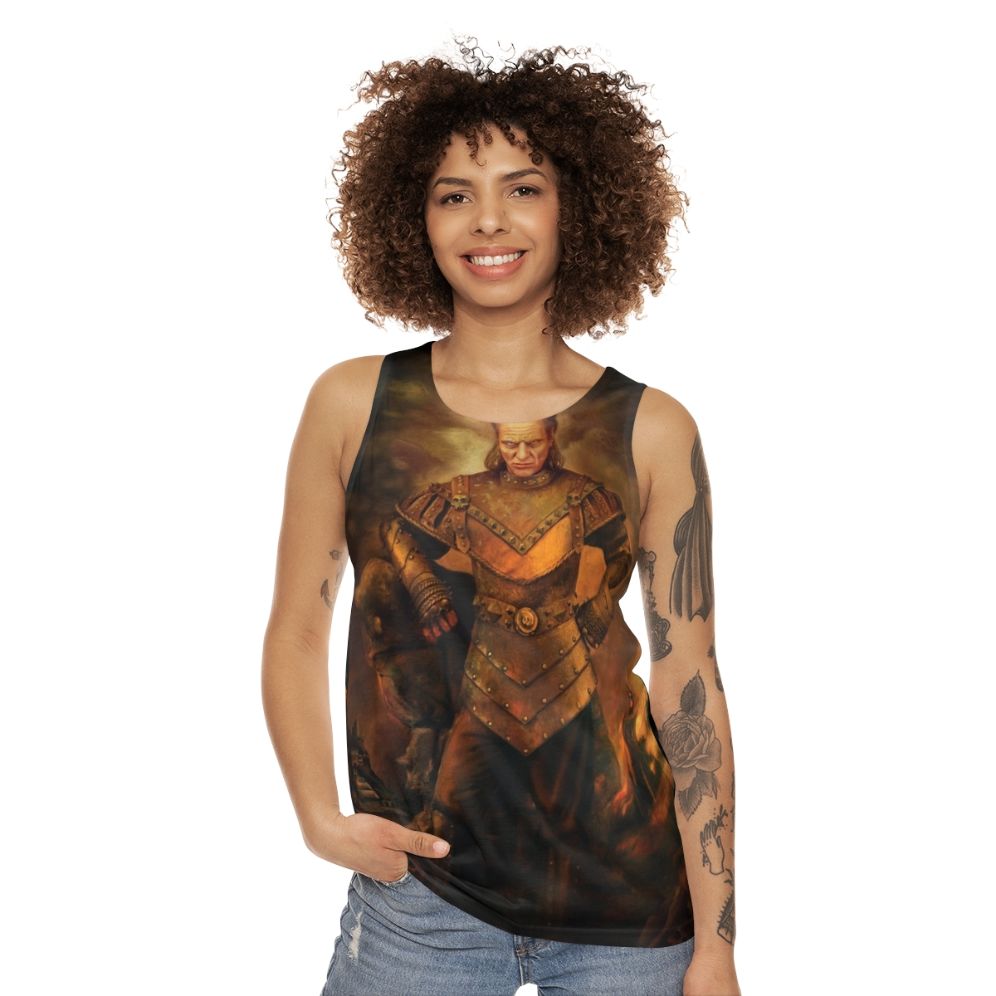 Vigo The Carpathian Unisex Supernatural Horror Tank Top - women