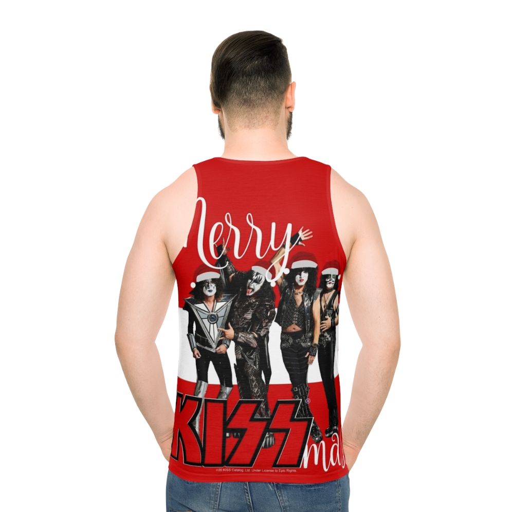 Merry Kissmas 2020 Unisex Holiday Tank Top - men back