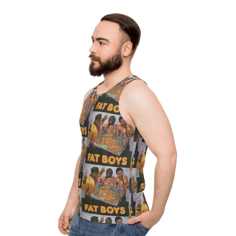 Unisex oversized tank top for hip-hop fashion - men side