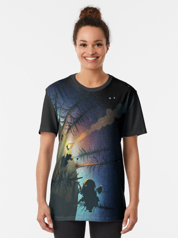 Outer Wilds video game adventure graphic t-shirt - Women