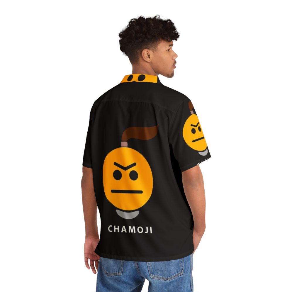 Chamoji Hawaiian Shirt featuring Chamorro Emoji Design - People Back