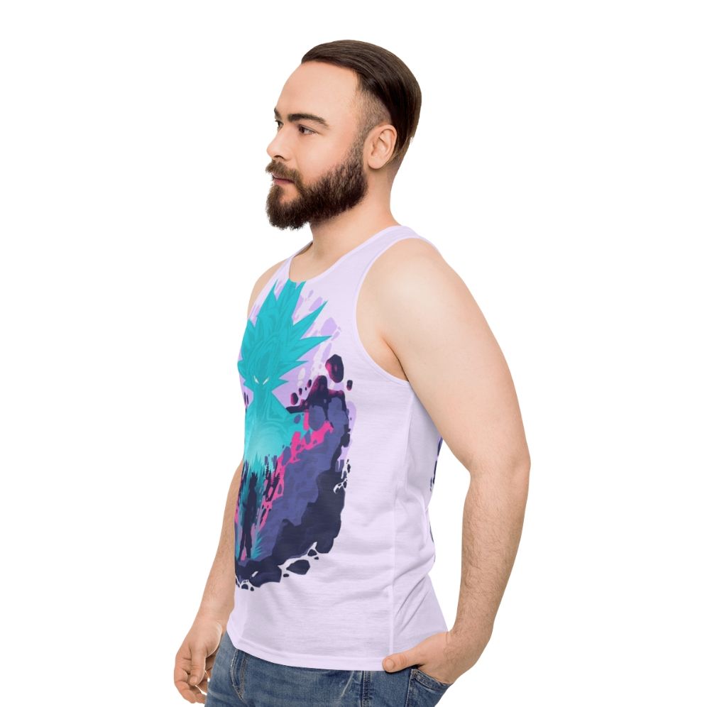 Ultra Instinct Dragon Ball Z Unisex Fitness Tank Top - men side