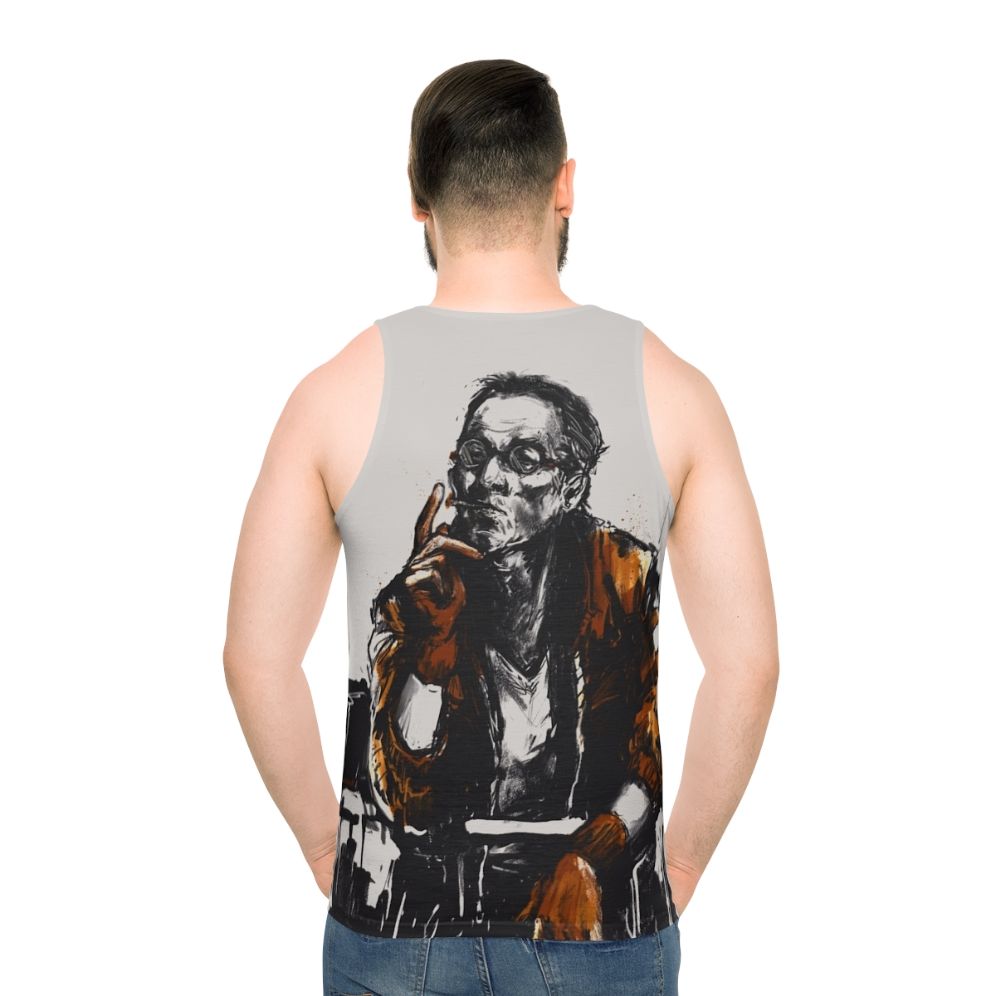 Disco Elysium Ritual Unisex Tank Top - men back