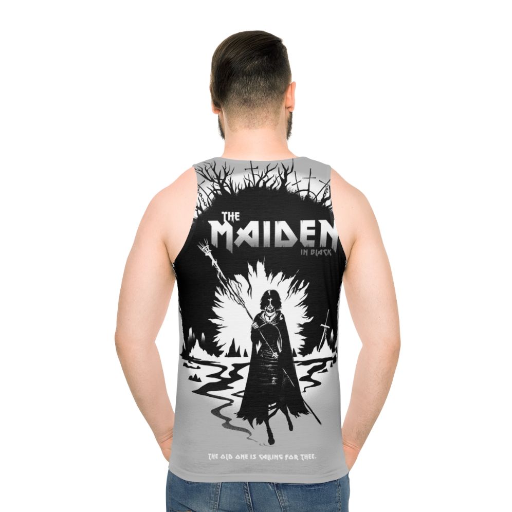 Dark Souls, Demons Souls, Bloodborne Unisex Tank Top - men back