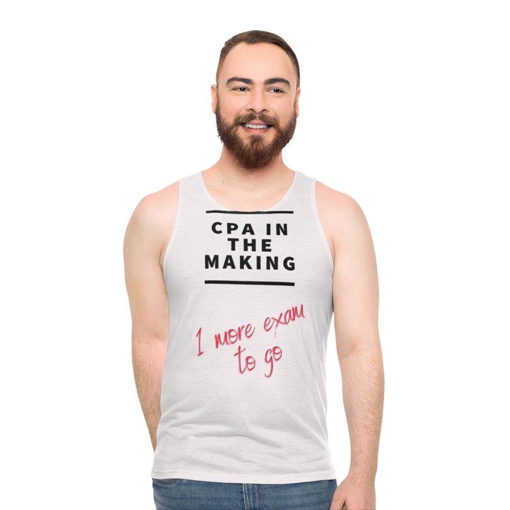 Unisex tank top for certified public accountants - men