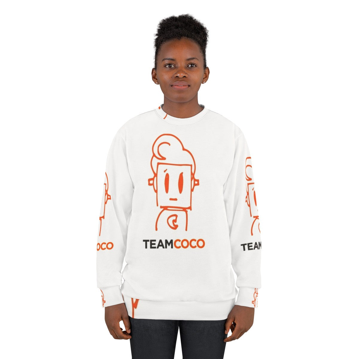 Coco Robot Doodle Sweatshirt featuring Conan Obrien - women