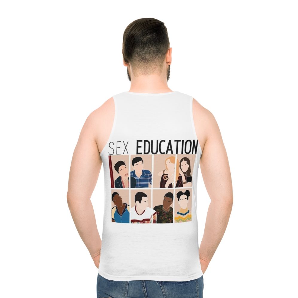 Sex Education Netflix Unisex Tank Top - men back