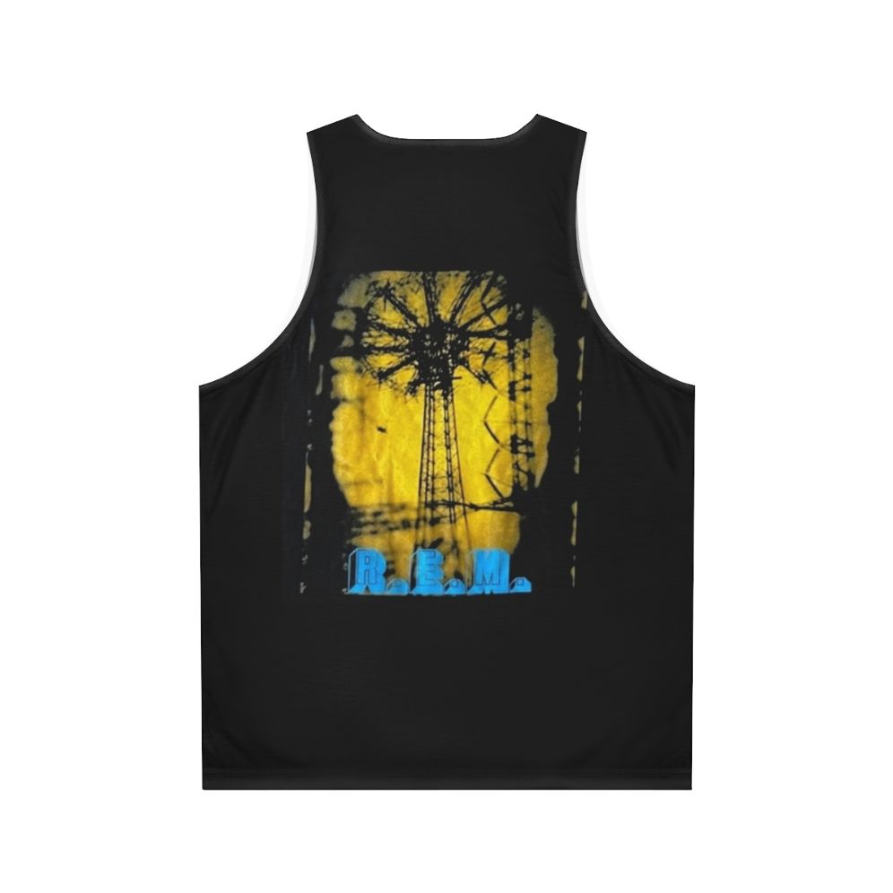 Vintage 90s REM Rock Band Concert Unisex Tank Top - Back