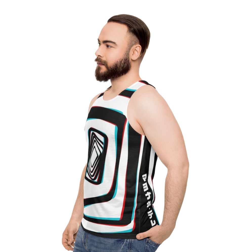 Persona 4 Midnight Channel Unisex Tank Top - men side