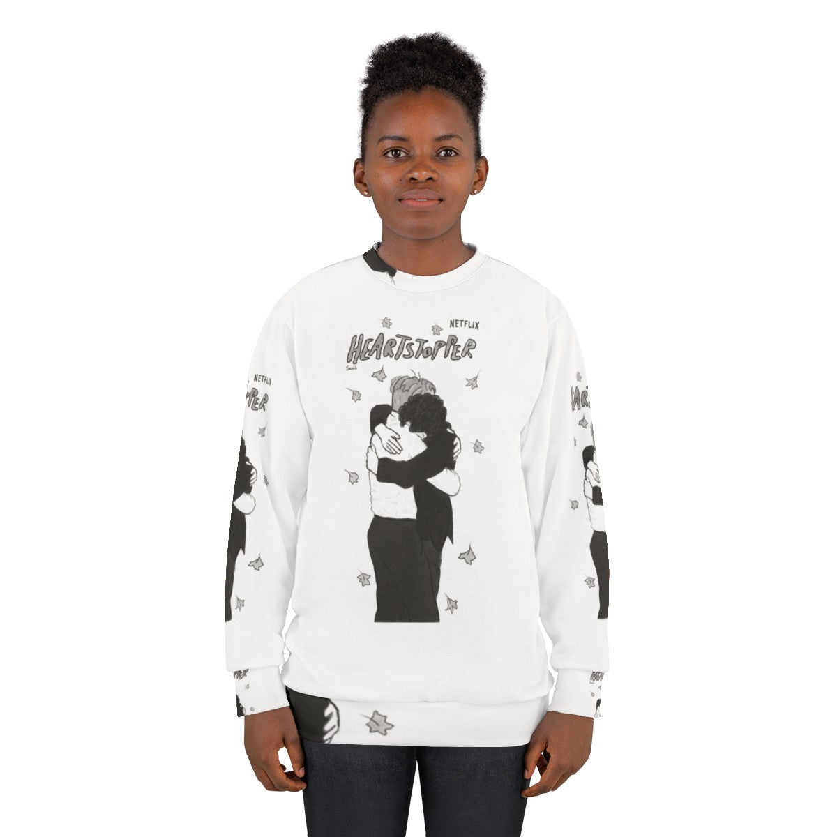 Heartstopper Nick and Charlie Hug Sweatshirt - women