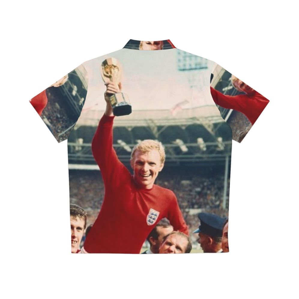 Retro 1966 Bobby Moore World Cup Hawaiian Shirt - Back