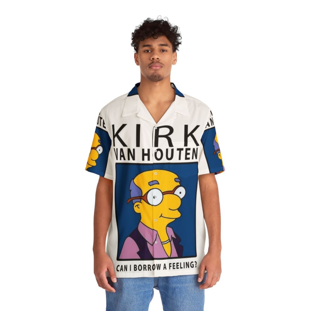 Kirk Van Houten Hawaiian Shirt - Borrow a Feeling Meme - People Front