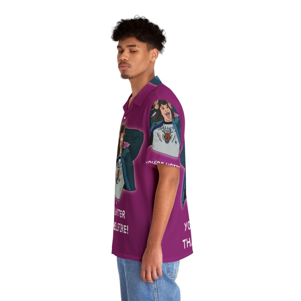 Stranger Things Eddie Munson Inspired Hawaiian Shirt - People Left