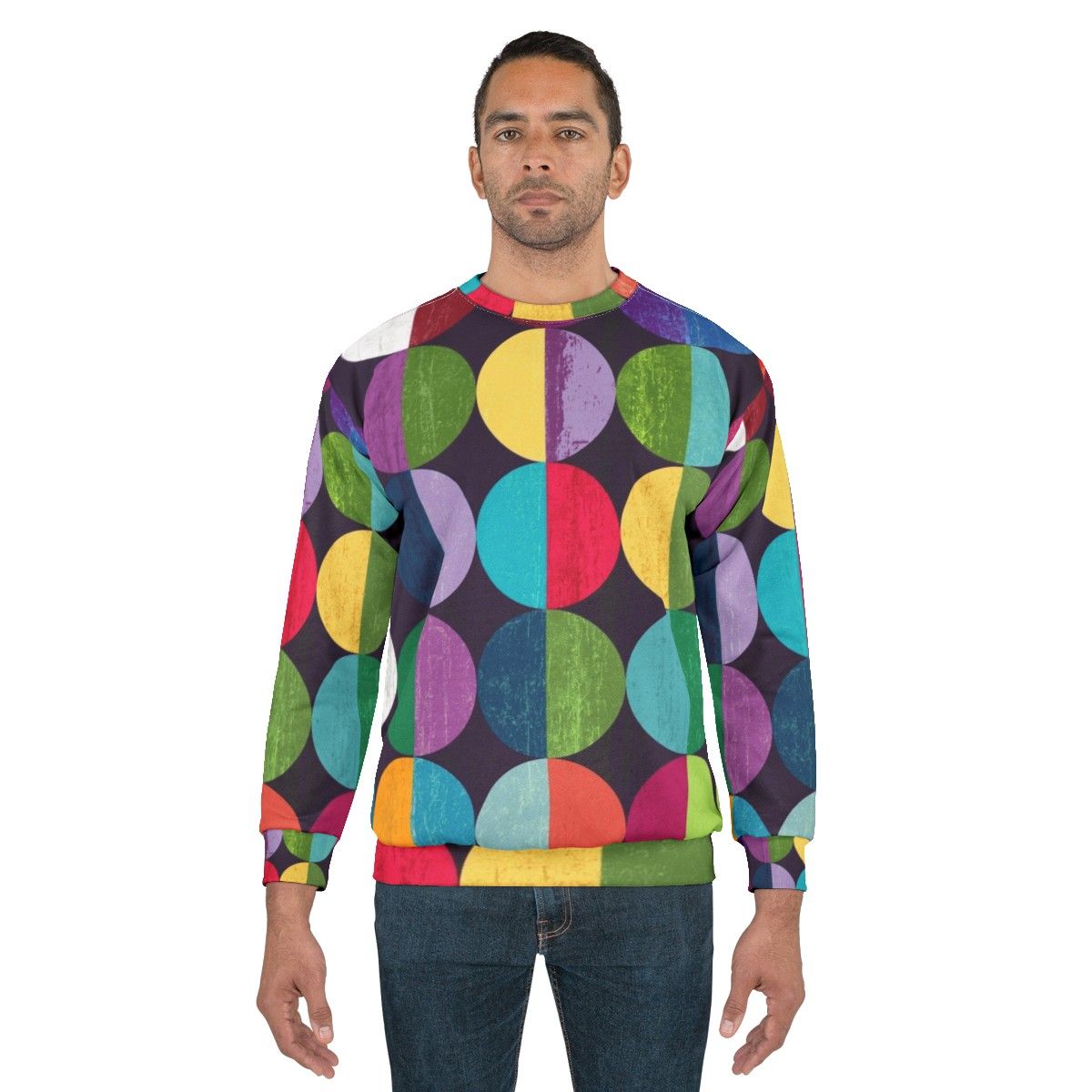 Moon Geometric Sweatshirt - men