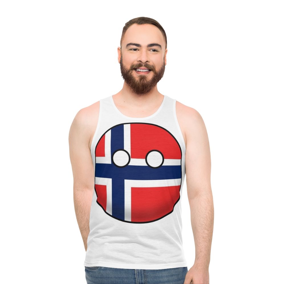 Norway Countryball Unisex Tank Top - men