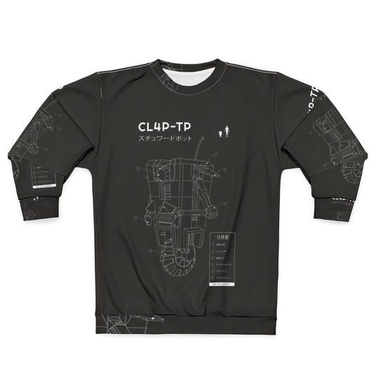 Borderlands Claptrap Blueprint Sweatshirt