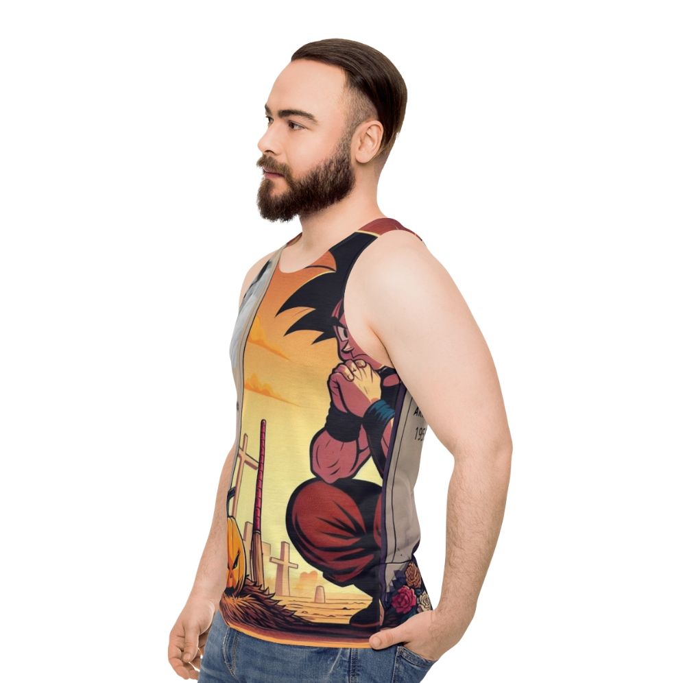 Akira Toriyama Dragon Ball Unisex Tank Top - men side