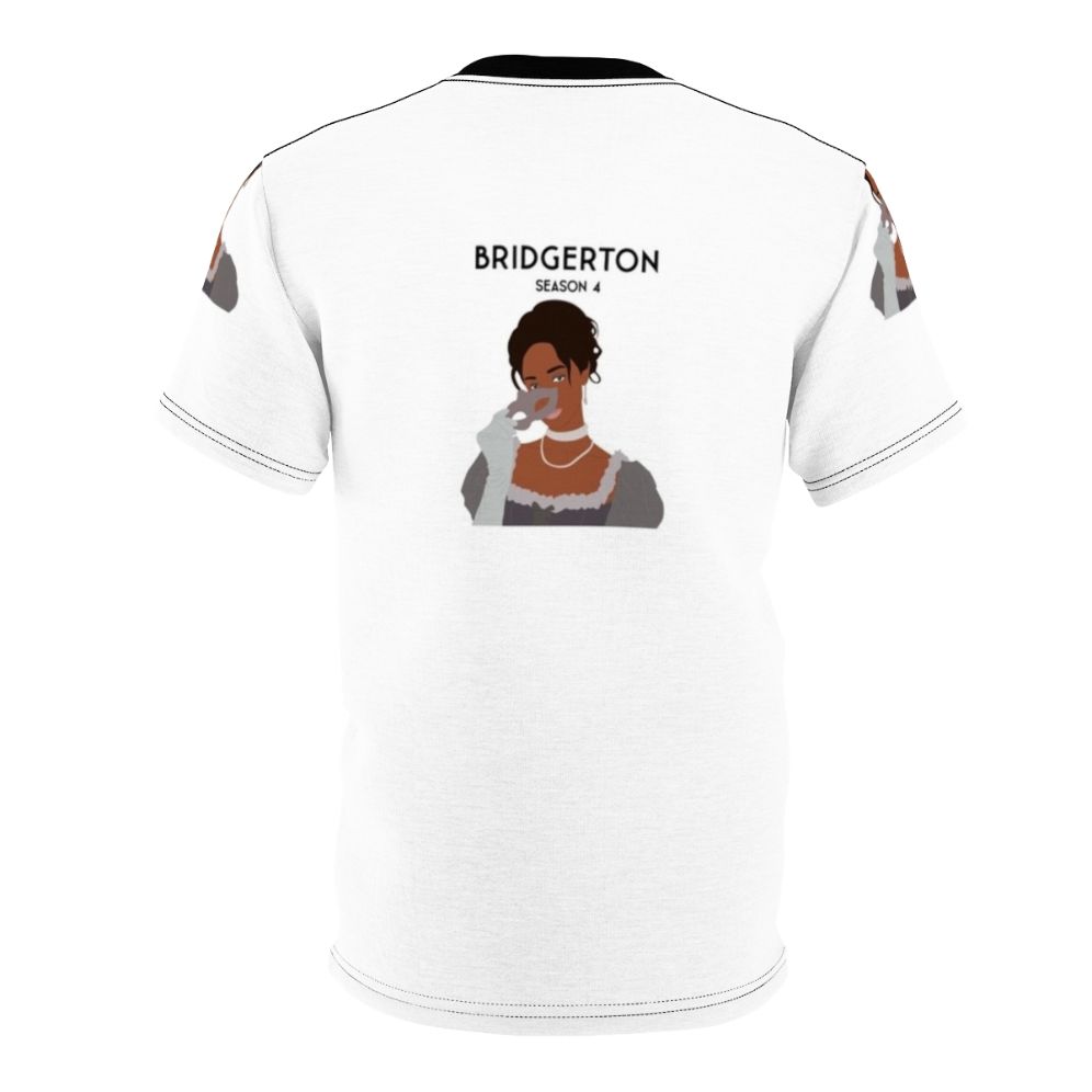 Bridgerton inspired t-shirt featuring Benedict Bridgerton and Sophie Beckett from the Netflix series - Back