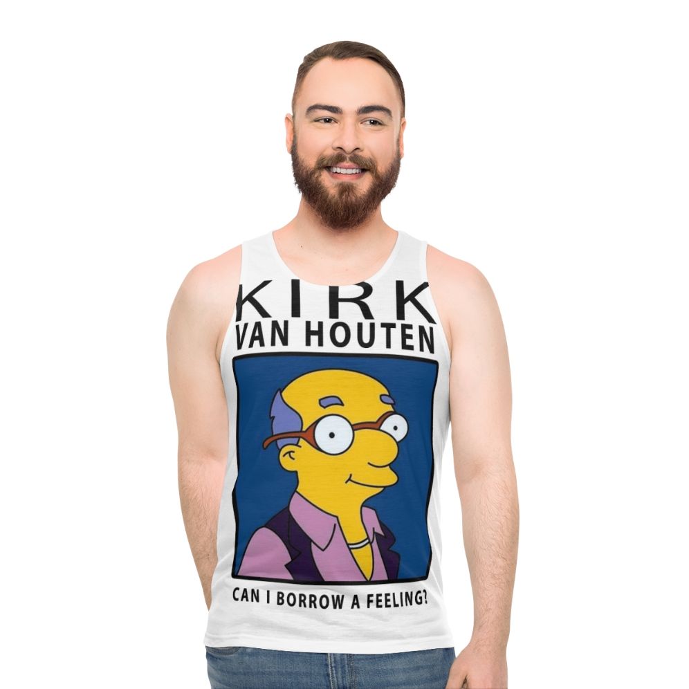 Kirk Van Houten "Can I Borrow a Feeling?" Unisex Tank Top - men