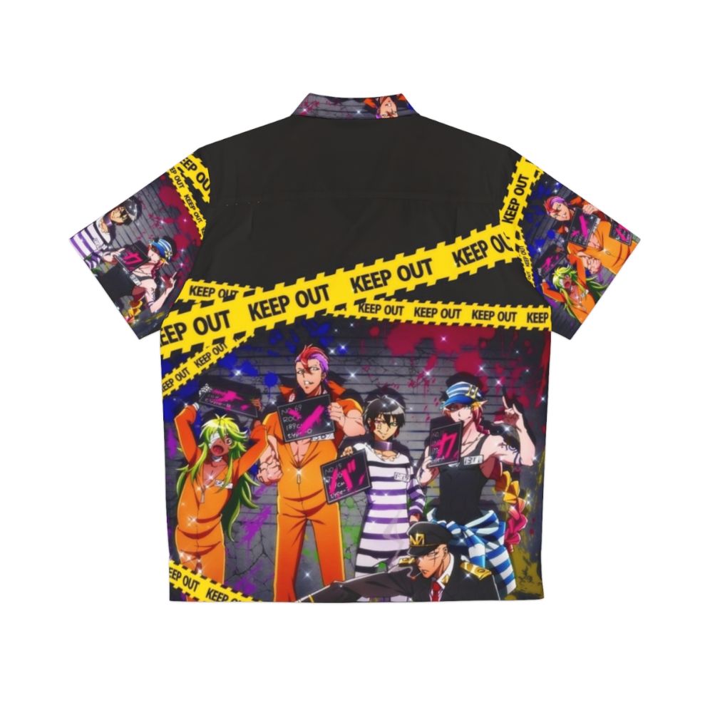 Nanbaka Characters Hawaiian Print Shirt - Back