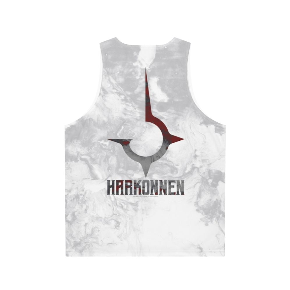 Dune Harkonnen Smoke Unisex Tank Top - Back