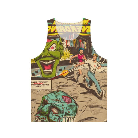 Maximum Overdrive unisex tank top with horror movie fan art