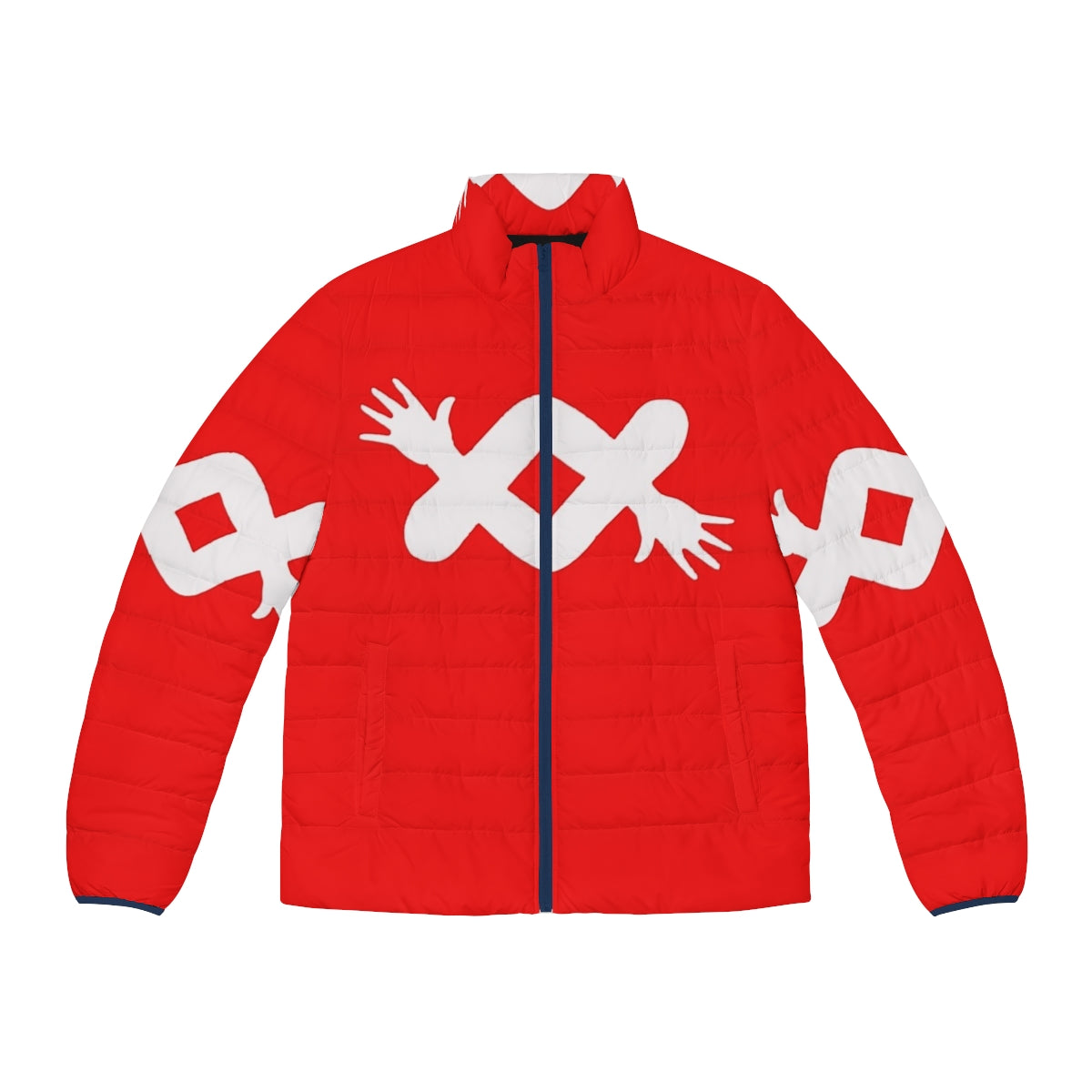 Santa Sangre puffer jacket inspired by the cult classic film by Alejandro Jodorowsky