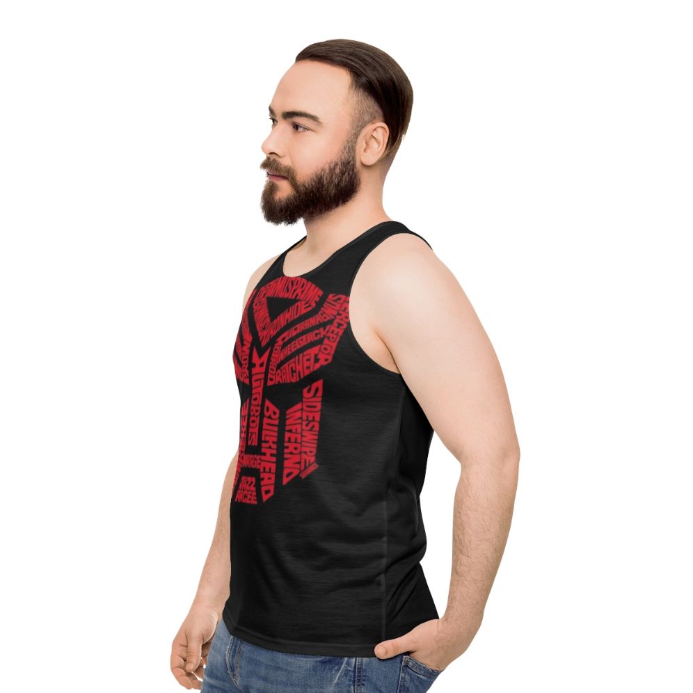 Transformers Autobots Unisex Tank Top - men side